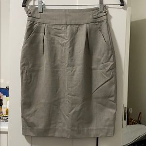 Work skirt- A line skirt with waist details